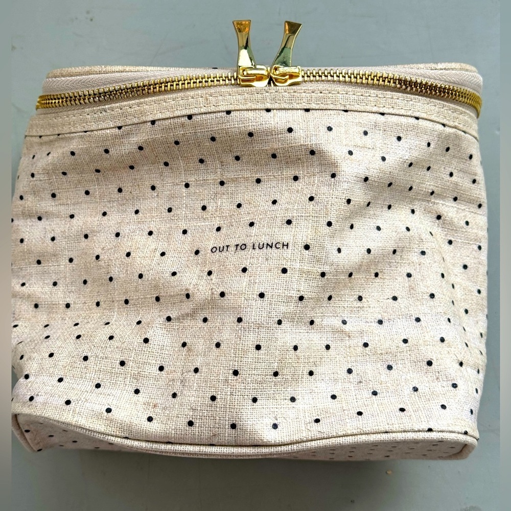Kate Spade New York Lunch Tote, Deco Dots (Out to Lunch) Canvas